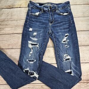 American Eagle Outfitters Women Jeggings NEXT Level Stretch High Rise Size 2